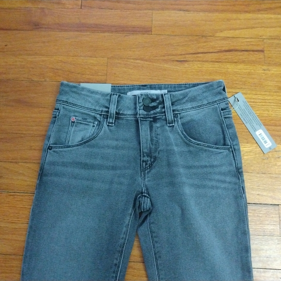 NWT Ladies Grey Gray Mid-Rise Skinny Collin Hudson Jeans Pants 24 (US 0) - Picture 5 of 16